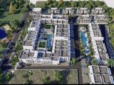KKTC İskele Long Beach'te Merit Royal Garden'a 750 Metre Site İçerisinde Satılık 1+1 Lüks Dublex Penthouse Daireler
