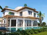 Girne Alsancak bölgesinde satılık 3+1 havuzlu lüks villa