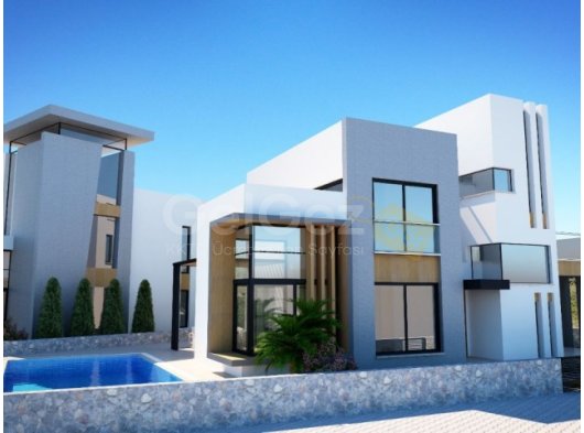 Girne, Karşıyaka bölgesinde satılık muhteşem 4+1 villa