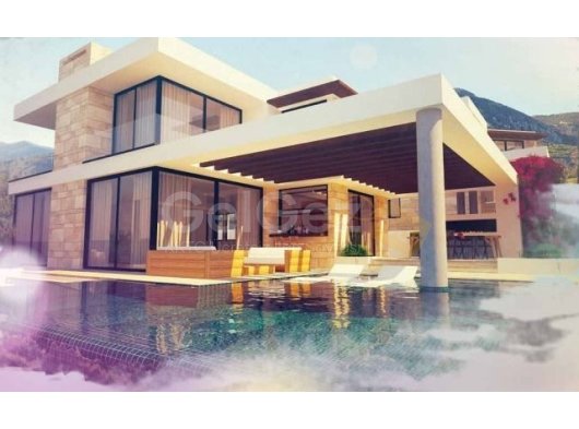 Girne Zeytinlik bölgesinde satılık 4+1 lüks villa