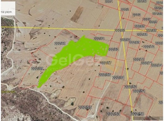 Lefkoşa Alayköyde satılık 26,5 dönümlük arazi