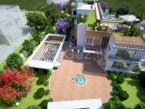 GİRNE BELLAPAİSTE PROJE HALİNDE 1000 METRE KARE 7 YATAK ODALI SAUNALI TÜRK HAMAMLI ULTRA LÜX ÖNÜ KAPANMAZ MANZARALI SATILIK VİLLA