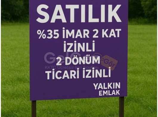 Girne Eesentepe'de Anayola sıfır Ticari izinli Arsa