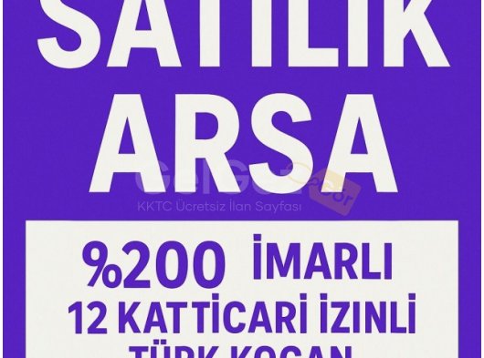 Lefkoşada şehrin göbeğinde 12 Ticari izinli arsa