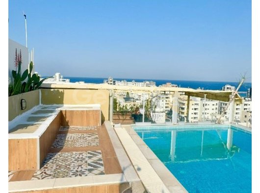 Girne Merkez'de kiralık 3+1 penthouse daire