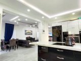 satılık 3+1villa girne alsancak bölgesi güneş enerjisi sistemi kış bahçeli 25 çeşit meyve ağacı geniş açık plan modern mutfak