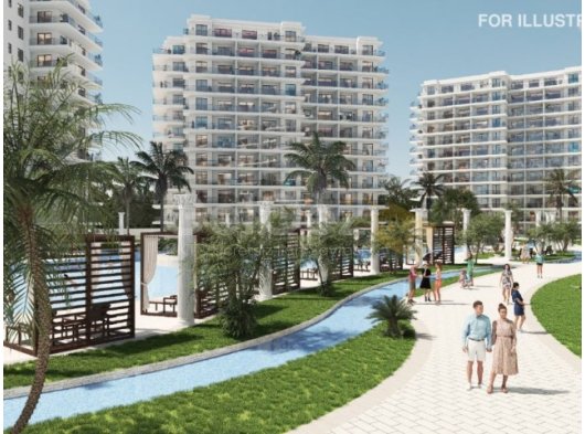 Iskele, Long Beach'te satılık 1+0 stüdyo daire