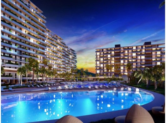 İskele Long Beach bölgesinde satılık 1+0 stüdyo daire