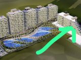 İskele Long Beach bölgesinde satılık 1+0 stüdyo daire