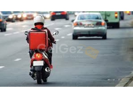 Restornatlara moto kurye olarak iş arıyorum