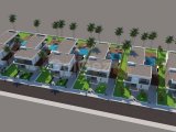 Girne Edremit'te satılık 4+1 yüzme havuzlu Villalar