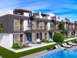 Lapta bölgesinde şehir merkezi ve ana otoyola yakın satılık 1+1 penthouse daire