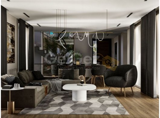 Lapta bölgesinde , şehir merkezi ve ana otoyola yakın satılık 5+2 lüks villa!