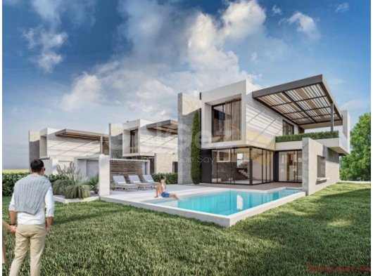 Karaoğlanoğlu’nda satılık modern tasarım müstakil 3+1 villa