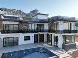 Zeytinlikte satılık 4 yatak odalı lüks villa , Dağ ve Deniz manzaralı, Türk koçan