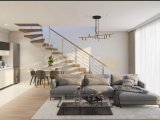 girne merkezde satılık 2+1 loft daire
