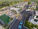Lapta'da ortak yüzme havuzlu satılık 4+1 villa
