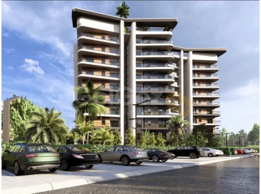 İskele Long Beach'te satılık 1+1 lüks daire