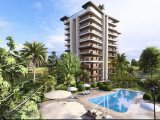 İskele Long Beach'te satılık 1+1 lüks daire