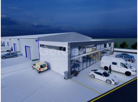 LEFKOŞA/ALAYKÖY SANAYİ BÖLGESİNDE SATILIK DEPOLAR VE SHOWROOM