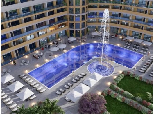 İSKELE/LONG BEACH'TE YAPIM AŞAMASINDA SATILIK STÜDYO DAİRE