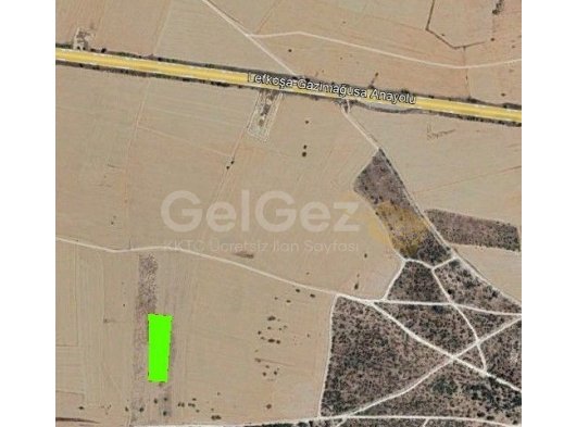 GAZİMAĞUSA/ASLANKÖY'DE SATILIK TÜRK KOÇANLI TARLA