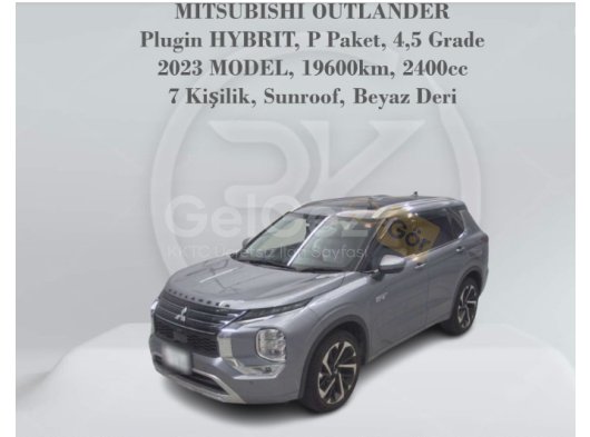 2023 Model Otomatik Mitsubishi Outlander