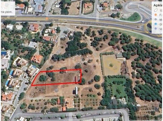 GİRNE /ALSANCAK'TA SATILIK ÇIKARTMA PLAJI BÖLGESİ MÜKEMMEL KONUMLU ARSA