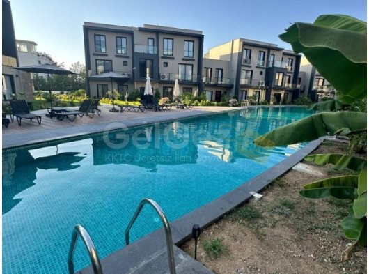 GİRNE/KARAOĞLANOĞLU KERVAN LOFT SİTESİNDE SATILIK 1+1 EŞYALI DAİRE