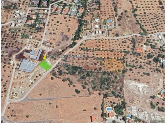 GİRNE/OZANKÖY'DE TÜRK KOÇANLI FUL DENİZ MANZARALI SATILIK ARSA