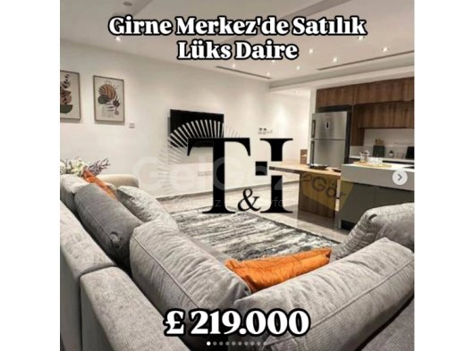 Kıbrıs Girne Merkez - Satılık Sıfır Lüks ve Modern 2+1 Daire Deniz Manzaralı Les Abbassdeurs Otele Yürüme Mesafesinde