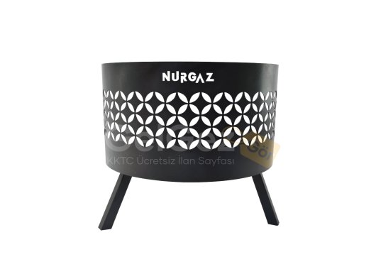 NURGAZ ORMAN ŞÖMİNESİ YILDIZ DESENLİ