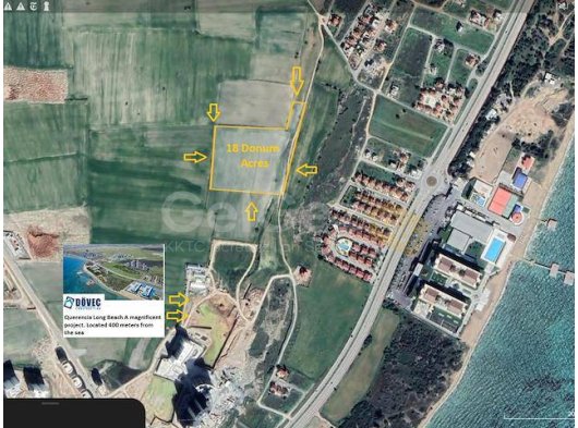 İskele Yatırıma Uygun 18 Dönüm Arazi Türk Malı