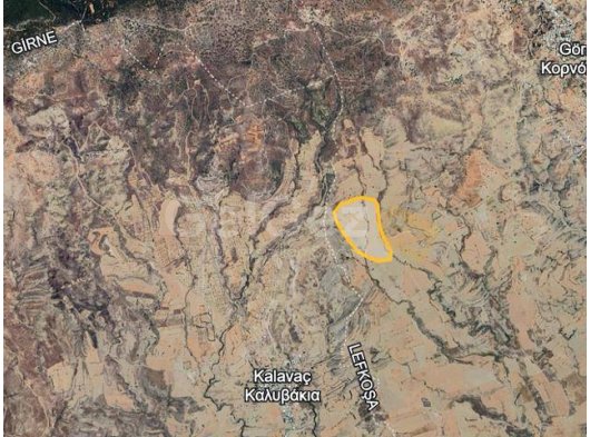 Kıbrıs Görneç'te satılık arsa/arazi, 45150 m²