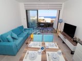 GİRNE BAHÇELİ'DE DENİZ MANZARALI SATILIK 1+1 DAİRE!