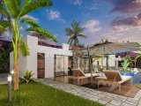 Plaja Yürüme Mesafesinde Modern 3 Yatak Odalı Bungalow Ortak Havuz, Spor Salonu & Restoran