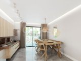 Plaja Yürüme Mesafesinde Modern 3 Yatak Odalı Bungalow Ortak Havuz, Spor Salonu & Restoran
