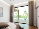Plaja Yürüme Mesafesinde Modern 3 Yatak Odalı Bungalow Ortak Havuz, Spor Salonu & Restoran