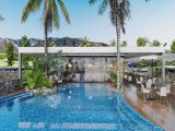 Plaja Yürüme Mesafesinde Modern 3 Yatak Odalı Bungalow Ortak Havuz, Spor Salonu & Restoran