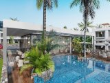 Plaja Yürüme Mesafesinde Modern 3 Yatak Odalı Bungalow Ortak Havuz, Spor Salonu & Restoran