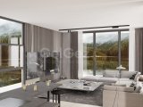 4 yatak odalı kapalı plan villalar + yüzme havuzu + VRF sistemi + yerden ısıtma altyapısı
