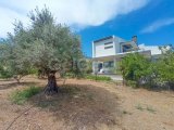 Çatalköy'de Geniş Arsa Üzerinde, Başka Bir Mülk İnşa Etmek İçin İdeal, Modern Tasarımlı 4+1 Villa