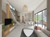 Lüks 4 yatak odalı kapalı plan villalar + özel sonsuzluk yüzme havuzu + denize 200m mesafede + ödeme planı