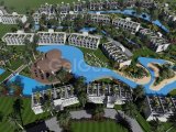 Contemporary 1 bedroom garden apartment + communal pools + indoor heated pool + SPA centre + restaurant + bar + gym + sport facilities + walking distance to the