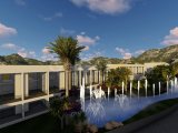 Contemporary 1 bedroom garden apartment + communal pools + indoor heated pool + SPA centre + restaurant + bar + gym + sport facilities + walking distance to the