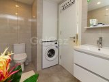 2 yatak odalı modern LOFT penthouse daire + tam donanımlı + çatı terası + ortak yüzme havuzu + bar + plaja ve süpermarkete yürüme mesafesinde + deniz ve dağ man
