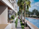 Modern 2 yatak odalı ikinci el daire + ortak havuz + klima sistemi + beyaz eşya + ödeme planı