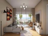 Modern 2 yatak odalı ikinci el daire + ortak havuz + klima sistemi + beyaz eşya + ödeme planı