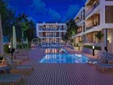 Modern 2 yatak odalı ikinci el daire + ortak havuz + klima sistemi + beyaz eşya + ödeme planı
