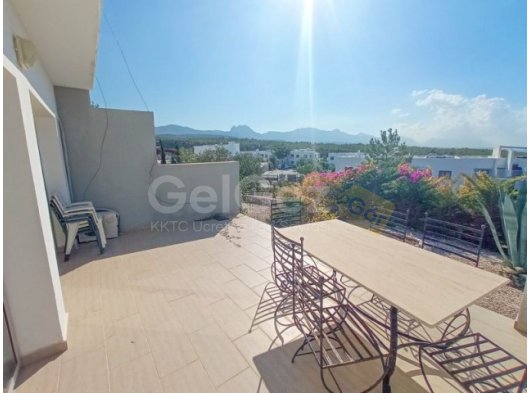 Well Presented 2 Bedroom Town House + Shared Pool + Amazing Panoramic Sea Views In The Esentepe Region Near To The Korineum Golf Club
